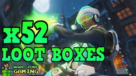 Opening 52 Winter Loot Boxes Overwatch Youtube