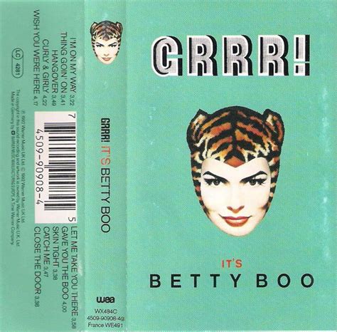 Betty Boo Grrr Its Betty Boo 1992 Cassette Discogs