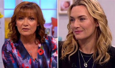 A daughter and 2 sons. Kate Winslet left feeling awkward as Lorraine Kelly asks ...
