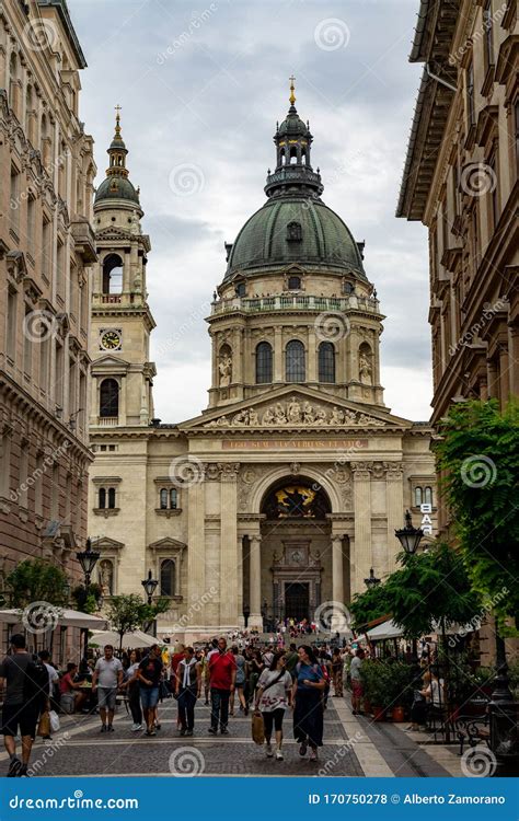 St Stephen S Basilica Church In Budapest Hungary Editorial Stock