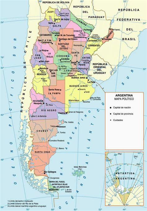 Large Detailed Administrative Map Of Argentina With Cities Argentina