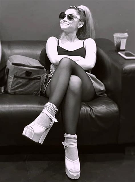 Ariana With Her Legs Crossed R Arianagrande