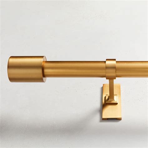 Why you'll love it the simple design makes it easy to layer curtains. Oversized Adjustable Metal Rod - Antique Brass | west elm ...