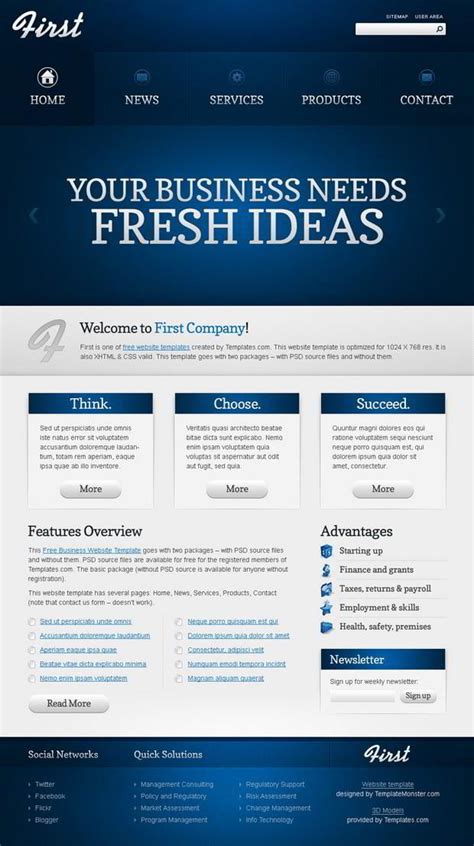 Browse the best free business, portfolio, and blog html5 responsive website templates. Free Website Template - Efficient Start of Your Business ...