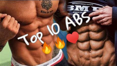 Top 10 Best Abs In The World 🔥💪 Youtube