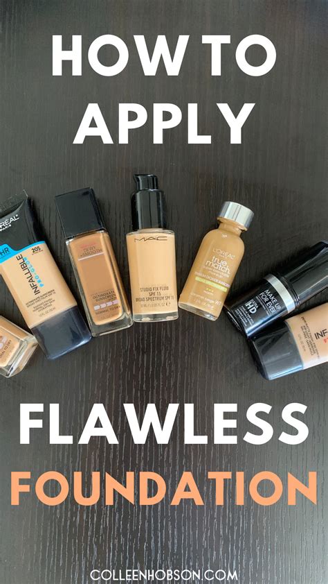 How To Apply Foundation That Looks Flawless How To Apply Foundation