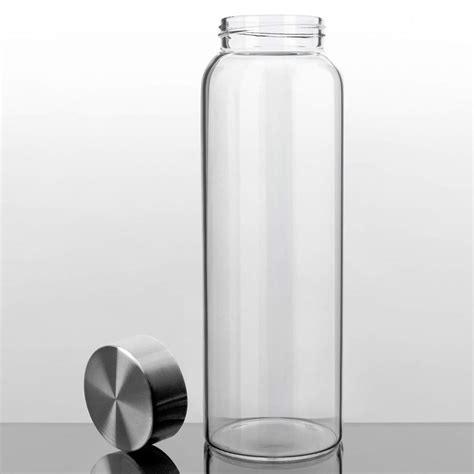 Buy Kablo 32 Oz Glass Water Bottle 100 Borosilicate Glass Bpa Free Leak Proof Stainless