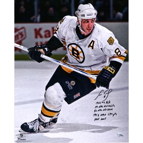 Cam Neely Boston Bruins Autographed 16 X 20 White Jersey Horizontal