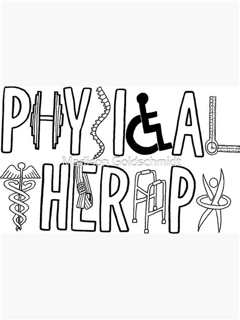 Physical Therapy Logo Metal Print For Sale By Silliesmn4 Redbubble