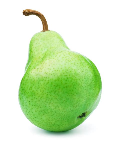 Fresh Green Pear Isolated On White Stock Image Image Of Green