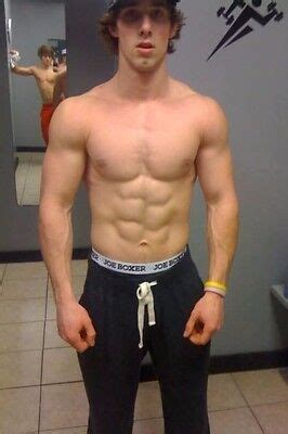Shirtless Male Frat Guy Jock Ripped Physiques Abs Pecs PHOTO X C