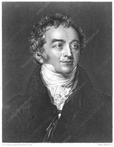 Thomas Young Physicist And Egyptologist 19th Century Stock Image