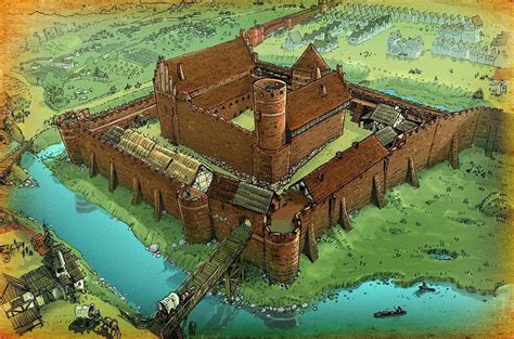 Minecraft Tower Medieval & Minecraft Tower | Medieval castle layout