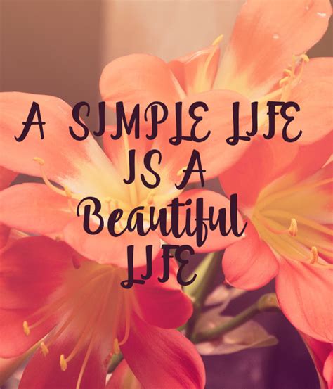 A Simple Life Is A Beautiful Life Poster Queen Keep Calm O Matic