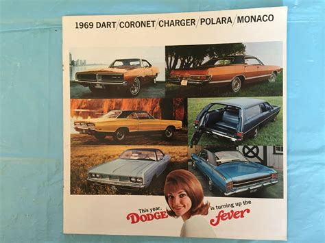 1969 Dodge Charger Dart Coronet Polara Monaco Car Dealer Sales