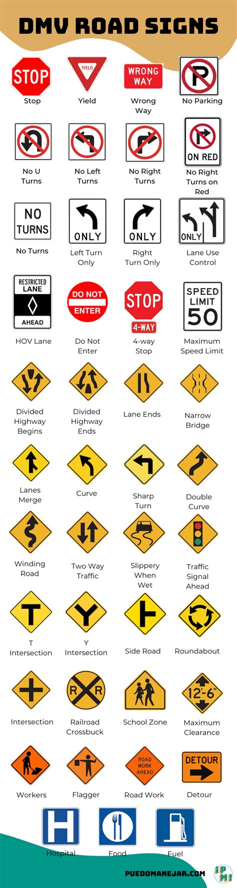 Dmv Road Signs Practice Test