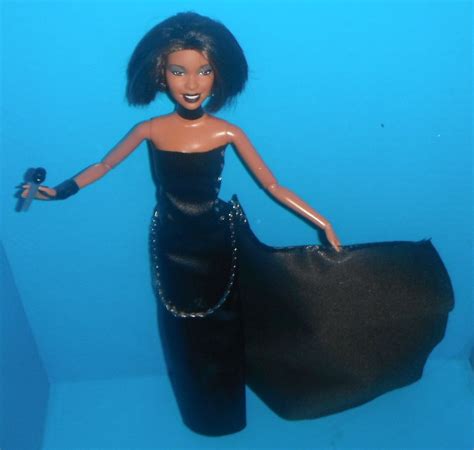 Whitney Houston Barbie Ooak In Leather Like Music Video Outfit Sold Out