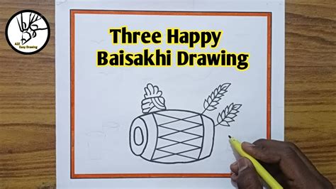 Baisakhi Drawing Baisakhi Festival Drawing Happy Baisakhi Drawing