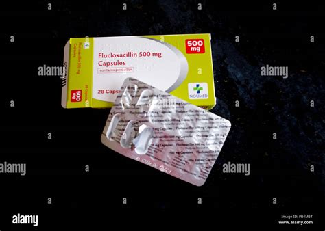 Flucloxacillin Penicillin Antibiotic Capsules Tablets Fotografías E