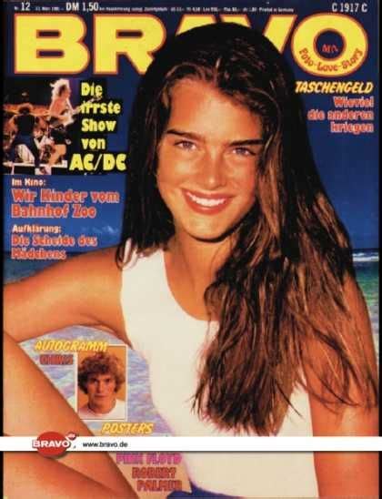 Brooke Shields Covers Bravo March 12 1981 List Of Magazines Vintage