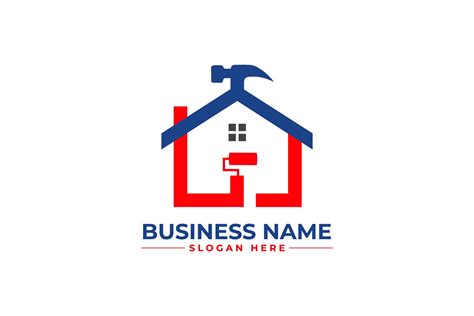 Home Repair Roofing Remodeling Logo Graphic By Emonsheik2019