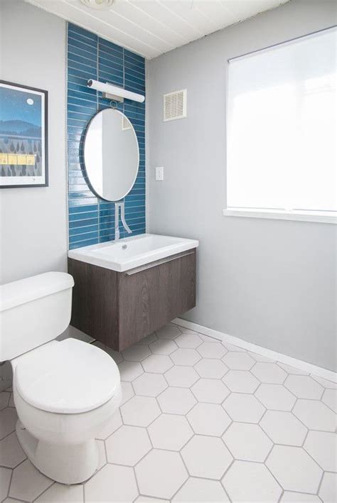 Put these tiles in a room with lots of natural sunlight for a truly special. 39 Stylish Hexagon Tiles Ideas For ... | Modern bathroom ...