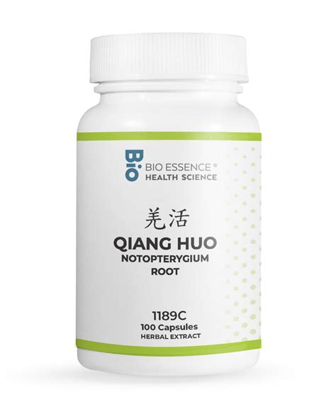 Qiang Huo 羌活 Notopterygium Bio Essence Health Science