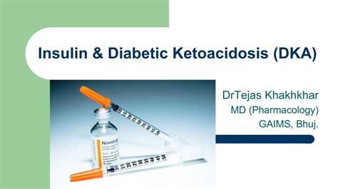 Insulin And Diabetic Ketoacidosis Diabetes