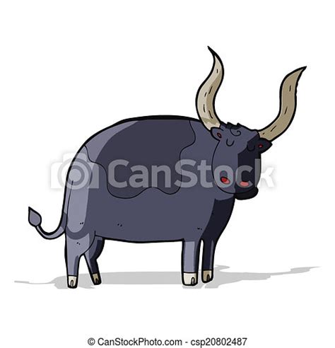 Cartoon Ox Canstock