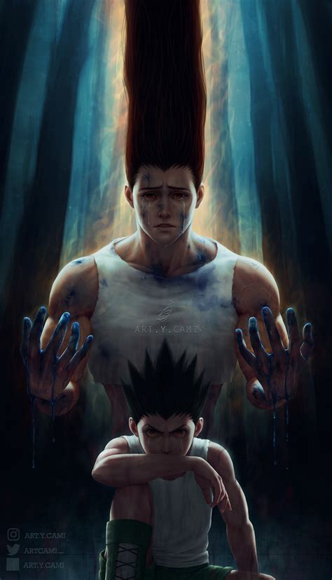 Gon Transformation Fanart Hunter X Hunter Gon Transformation By Mxndxs