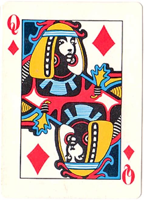 Playingcardstop1000 Sheba Playing Cards African Queens Diamonds