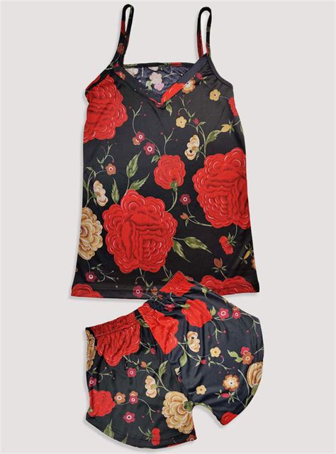 Sexy Flower Sleepwear Braces Shirts Shorts Underwearminor Defected Purplebag Pakistan