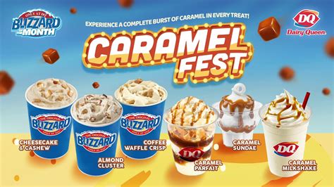 Dairy Queen Philippines Official Blizzard Of The Month Caramel Fest