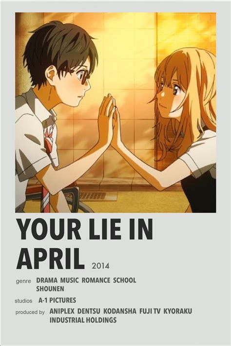 The series was serialized in kodansha's monthly shōnen magazine from april 2011 to may 2015. Your lie in April | Movie posters minimalist, Anime films ...