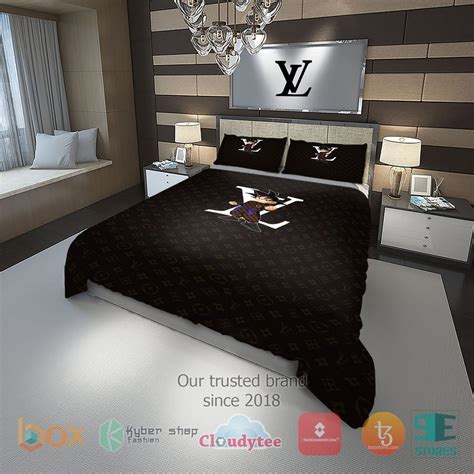 Louis Vuitton Goku Anime Bedding Set Express Your Unique Style With