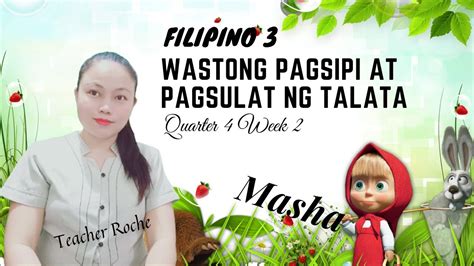 Filipino 3 Quarter 4 Week 2 L Wastong Pagsipi At Pagsulat Ng Talata L