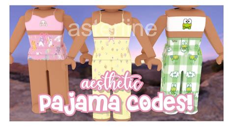 Aesthetic Roblox Pajama Bloxburg Outfit Codes Pjs Following Are The Most Favorited Roblox