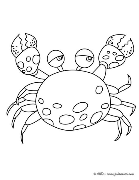 Coloriages Coloriage Dun Gros Crabe