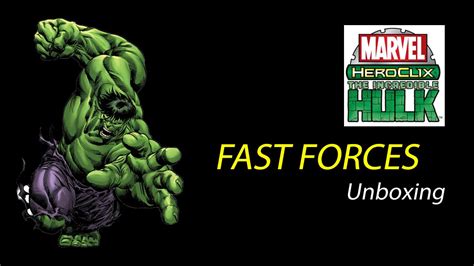 Heroclix Incredible Hulk Fast Forces Unboxing Youtube