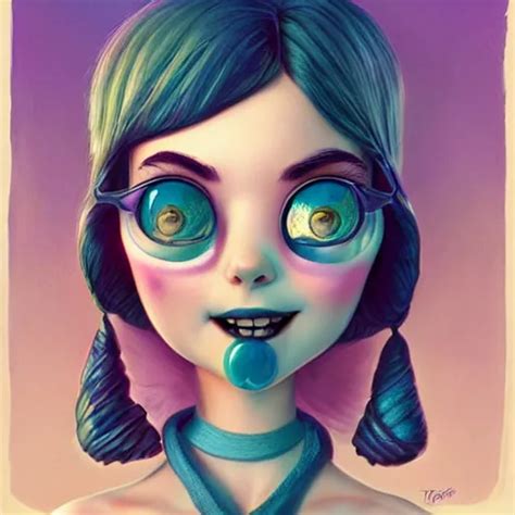 Lofi Winking Portrait Pixar Style By Joe Fenton And Stable Diffusion