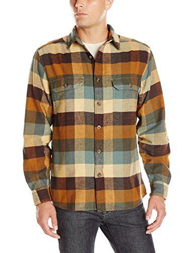Med Woolrich Mens Oxbow Bend Flannel Shirt Chicory Small W