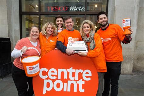 Centrepoint Helpline Tesco Shoppers Give Generously To Homeless Appeal