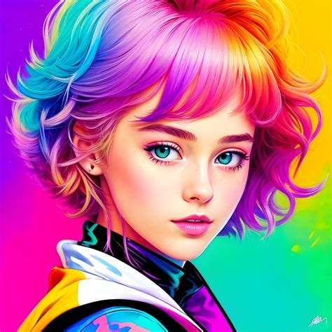 Woman Colorful Girl Free Image On Pixabay
