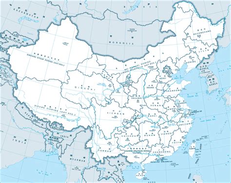 The map shows china and neighboring countries with international borders, the national capital beijing, governorate capitals, major cities, main roads, railroads, and major airports. 2018 China Maps, Maps of China Location, China City ...