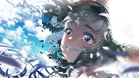 Download 1920x1080 Crying Tears Anime Girl Smiling