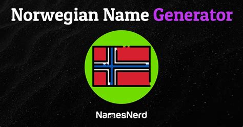 norwegian name generator 255 unique options