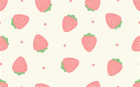 Download Strawberry Seamless Pattern For Free Cute Desktop Wallpaper
