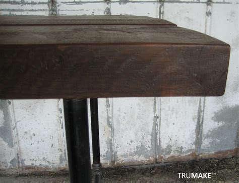 Industrial Wood Desk. Steel Pipe Leg Desk. Office Desk. Modern Farmhouse Desk. Rustic Desk 