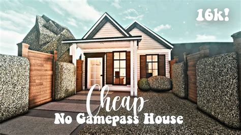 Roblox Bloxburg No Gamepass 12k Cheap Starter House Minami Oroi