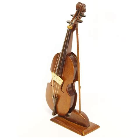 Wooden Violin Model Mahogany Wood Design